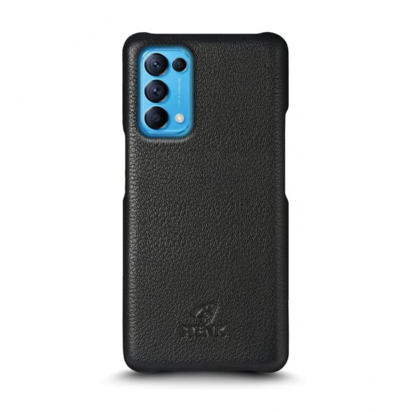 

Кожаная накладка Stenk Cover для OPPO Find X3 Lite Чёрная