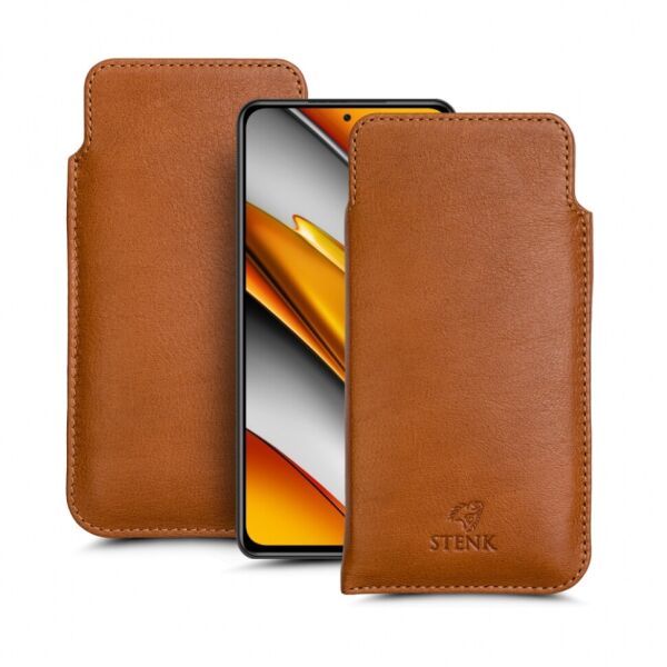

Футляр Stenk Elegance для Xiaomi Poco F3 Camel
