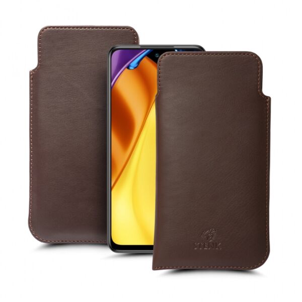 

Футляр Stenk Elegance для Xiaomi Poco M3 Pro Коричневый