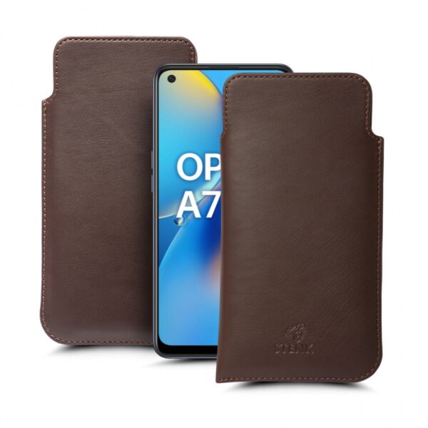 

Футляр Stenk Elegance для OPPO A74 Коричневый