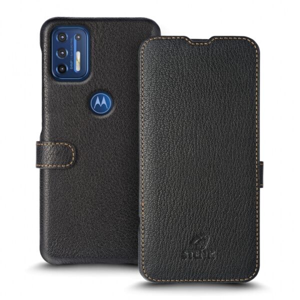 

Чехол книжка Stenk Premium для Motorola Moto G9 Plus Черный
