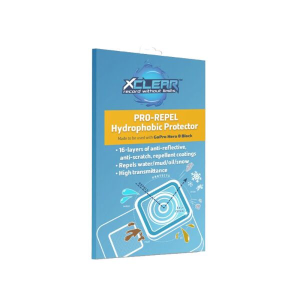 

Гидрофобное защитное стекло XCLEAR PRO-REPEL для GoPro HERO8 Black XCGP016