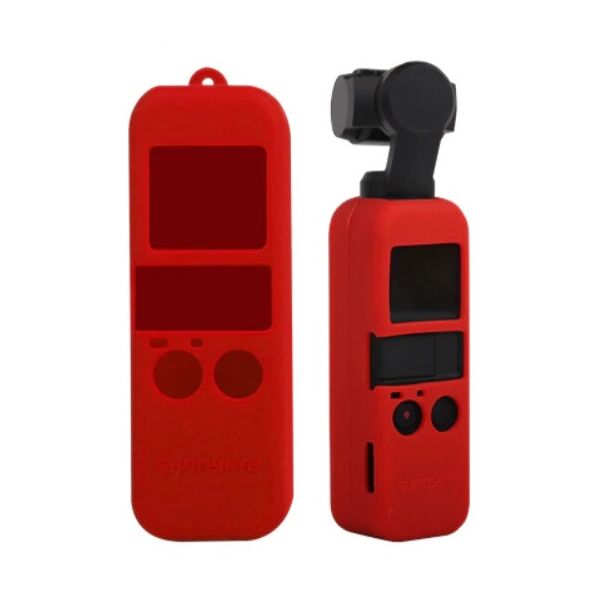 

Силиконовый чехол для DJI OSMO Pocket / Pocket 2 со страховочным ремешком Sunnylife OP-Q9158R Красный