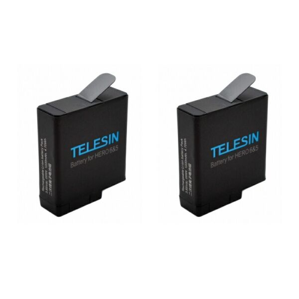 

Две батареи Telesin для GoPro HERO7, HERO6 и HERO5 Black GP-BTR-501x2