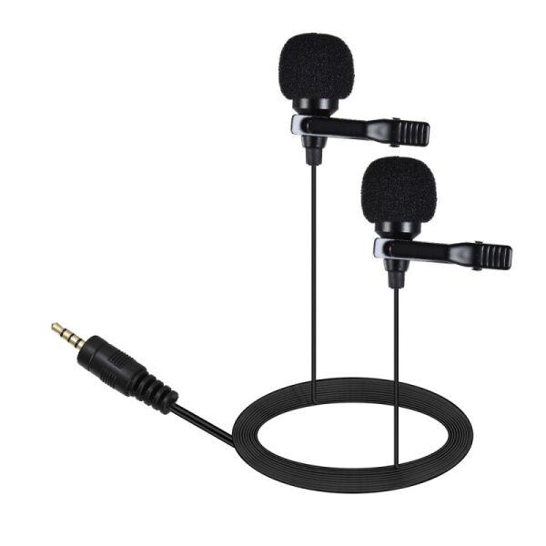 

Петличный микрофон двойной Ulanzi AriMic Dualmic с 6 м кабелем 0073