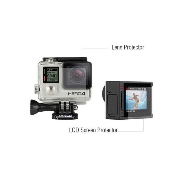 

Защитная пленка для дисплея GoPro HERO4 Silver и стекла корпуса SHOOT XTGP352