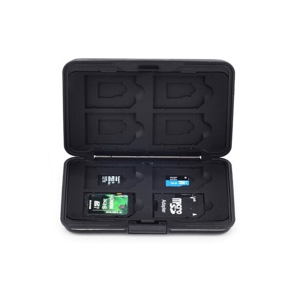 

Кейс для 8 Micro SD карт и 8 SD карт памяти PHS WZ4134b Черный