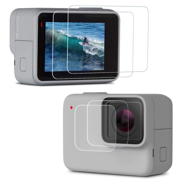 

Защитное стекло для линзы и экрана GoPro HERO7 White и Silver SHOOT XTGP519
