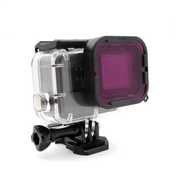 

Фиолетовый подводный фильтр на Supersuit корпус GoPro HERO7, HERO6 и HERO5 Black Telesin GP-FLT-505