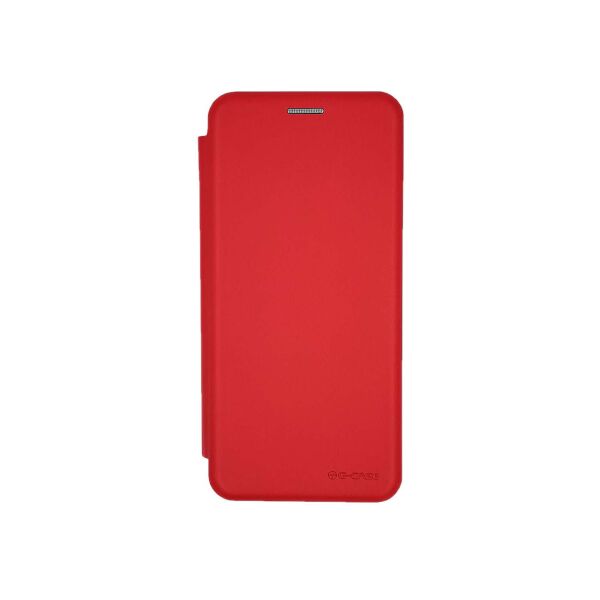 

Чехол книжка для Huawei P Smart S боковой с отсеком для визиток, G-Case, Красный