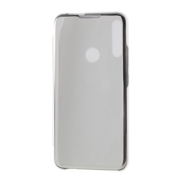 

Чехол книжка для Huawei P Smart Z боковой с зеркальной поверхностью, Серебристый