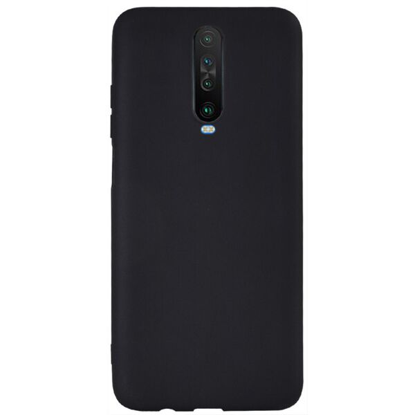 

Чехол накладка для Xiaomi Redmi Mi 10T силиконовый матовый, Fresh Series, Черный