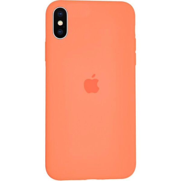 

Чехол Silicone Case для iPhone X силиконовый, Папайя
