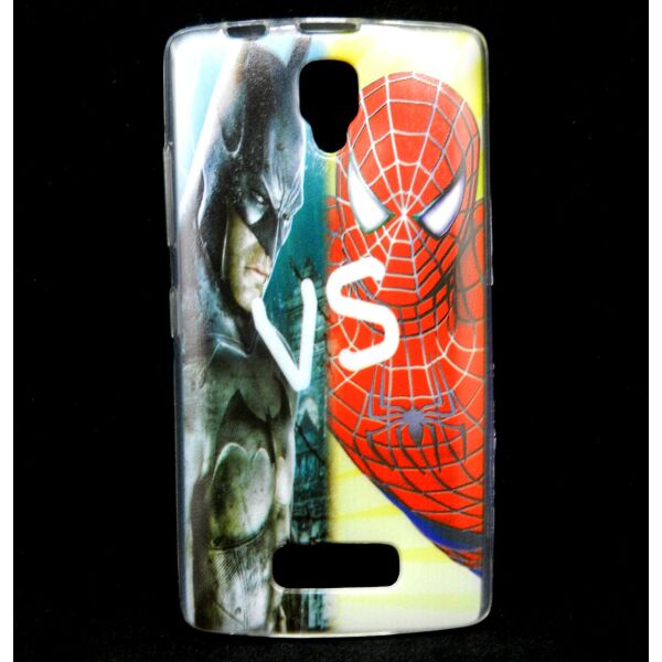 

Чехол накладка для Lenovo A2010 силиконовый с рисунком, Batman vs Spiderman