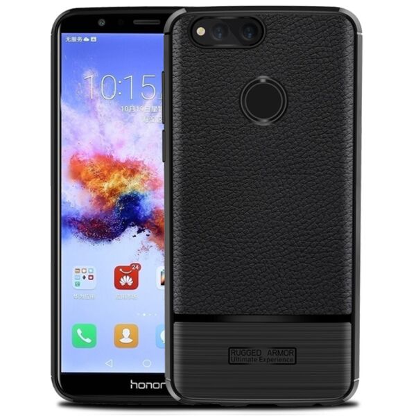 

Чехол накладка для Huawei Honor 7X силиконовый, Armor, черный