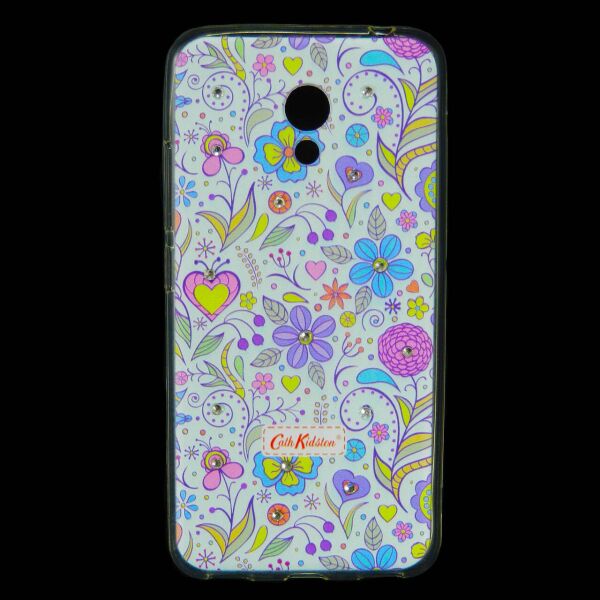 

Чехол накладка для Meizu M5c силиконовый Diamond Cath Kidston, Цветочная фантазия