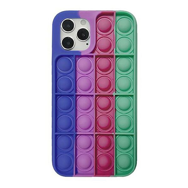 

Чехол антистресс Pop It для iPhone 11 Pro Max силиконовый, Синий