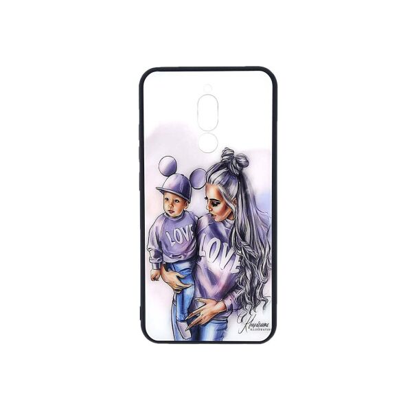 

Чехол накладка для Xiaomi Redmi 8 силиконовый Girl Case, Mickey Family