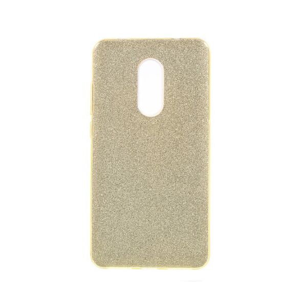 

Чехол накладка для Xiaomi Redmi Note 4X силиконовый 3-в-1, Fashion Case GLITTER, золотистый