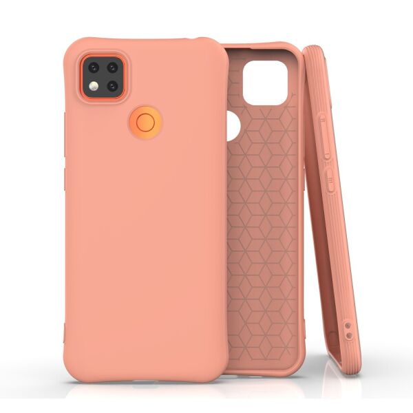 

Чехол накладка для Xiaomi Redmi 9C силиконовый матовый Fresh Series, Оранжевый