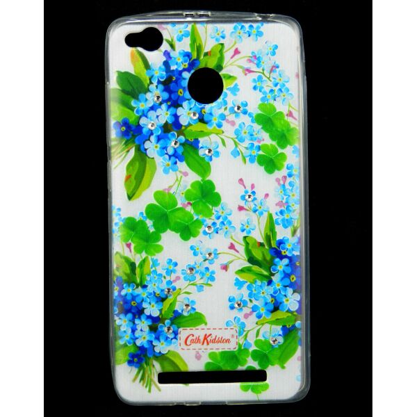 

Чехол накладка для Xiaomi Redmi 3 PRO силиконовый Diamond Cath Kidston, Прекрасные незабудки