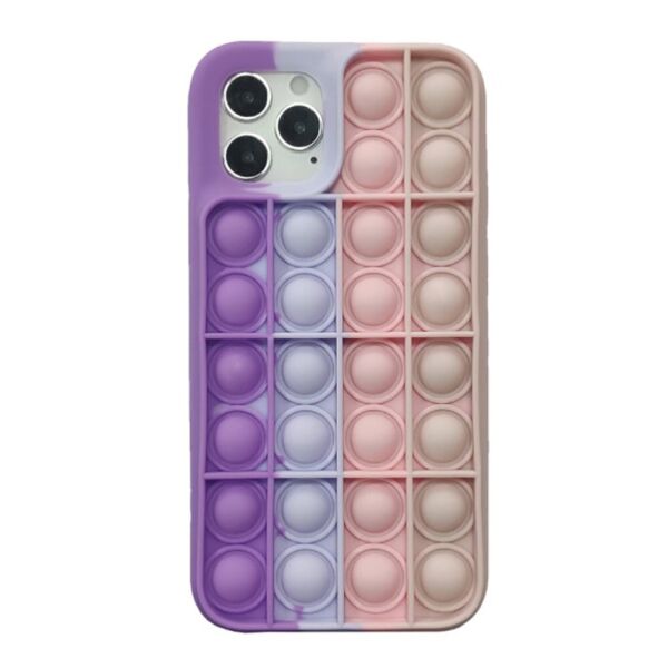 

Чехол антистресс Pop It для iPhone 11 Pro Max силиконовый, Фиолетовый