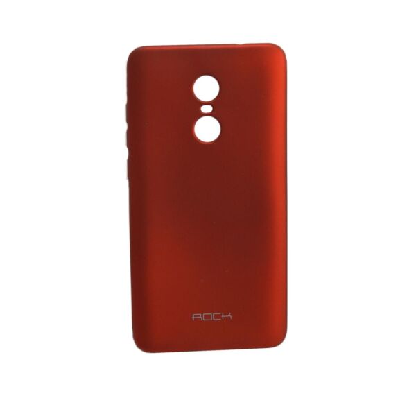 

Чехол накладка для Xiaomi Redmi Note 4X силиконовый матовый, ROCK, Красный