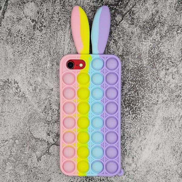 

Чехол антистресс Pop It для iPhone 6 силиконовый, Зайчик