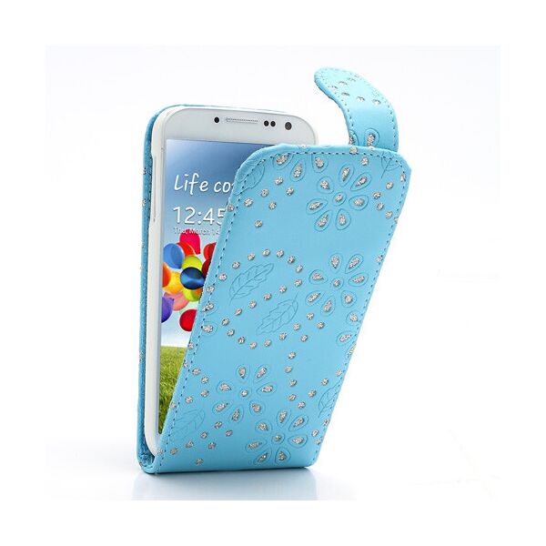 

Чехол книжка "Glittery Powder" на Samsung Galaxy S4 i9500 , голубая
