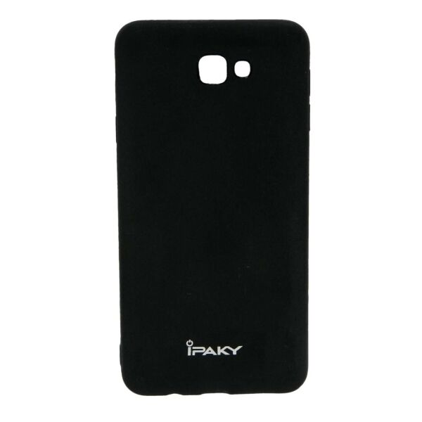 

Чехол накладка для Samsung Galaxy J7 Prime G610 силиконовый IPAKY, матовый, черный