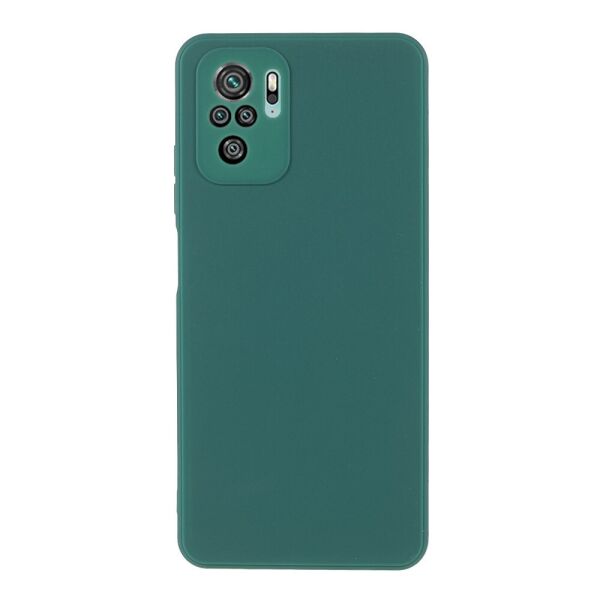 

Силиконовый бампер для Xiaomi Redmi Note 10S, Soft Case, Темно-зеленый