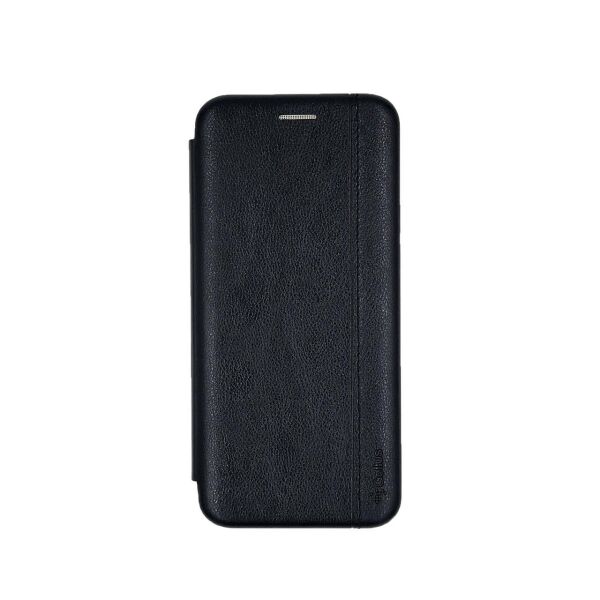 

Чехол книжка для Huawei Y6P MED-LX9N боковой из натуральной кожи, Gelius, черный