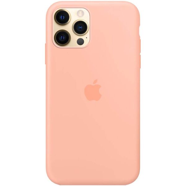 

Чехол Silicone Case для Apple iPhone 12 Pro Max силиконовый, Grapefruit