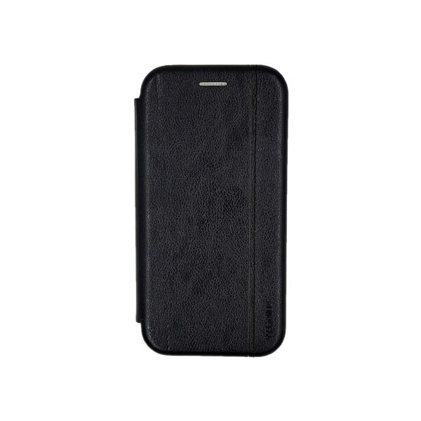

Чехол книжка для Huawei Y5P боковой из натуральной кожи, Gelius, Черный