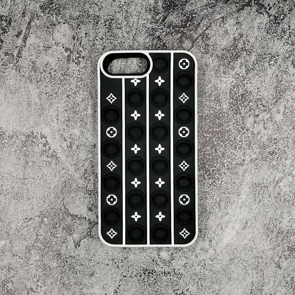 

Чехол антистресс Pop It для iPhone 6S Plus силиконовый, Котик, LV
