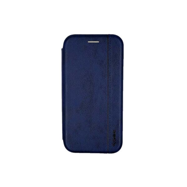 

Чехол книжка для Huawei Y5P боковой из натуральной кожи, Gelius, Синий