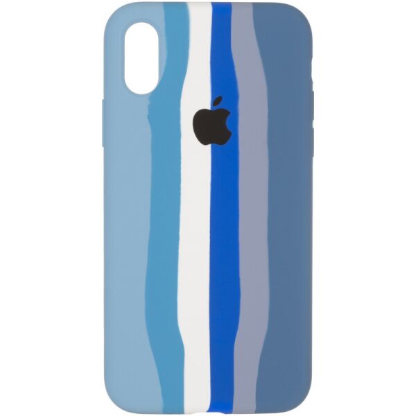 

Чехол для iPhone XS силиконовый с микрофиброй внутри, Aquamarine