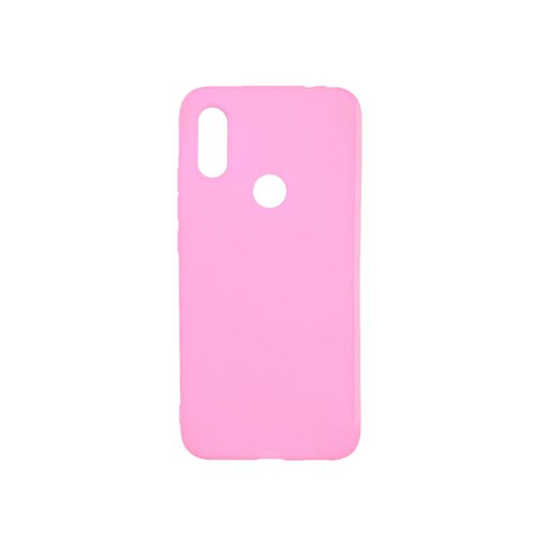 

Чехол накладка для Xiaomi Redmi 7 силиконовый матовый, Fresh Series, Розовый