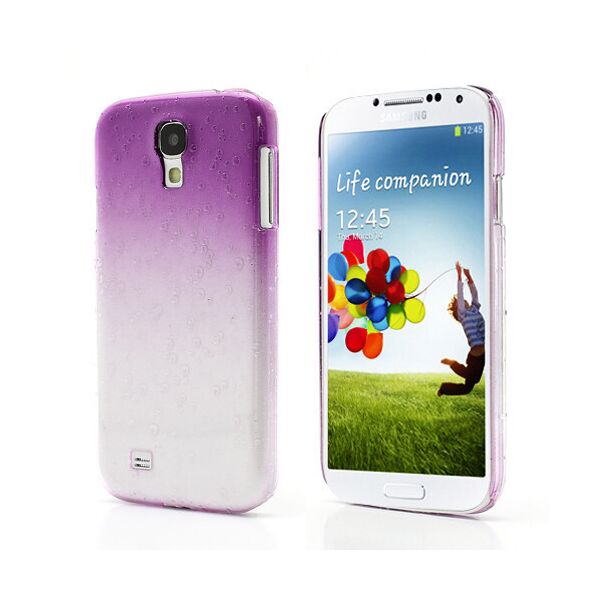 

Чехол пластиковый на Samsung Galaxy S4 IV i9500 "Капли дождя", фиолетовый