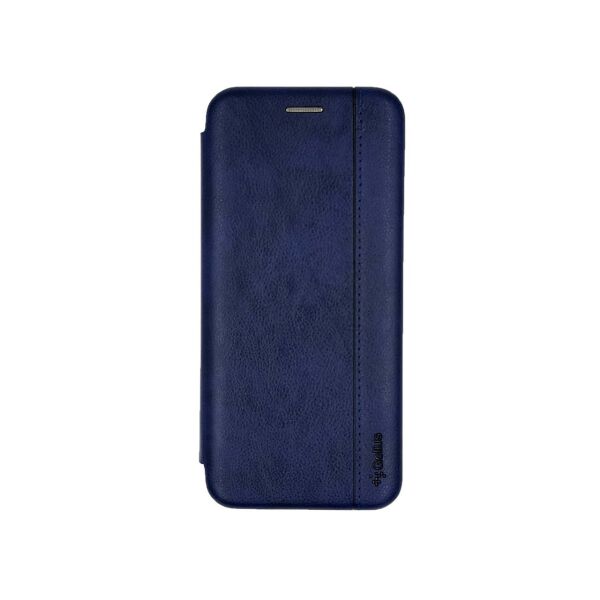 

Чехол книжка для Huawei Y6P MED-LX9N боковой из натуральной кожи, Gelius, Синий