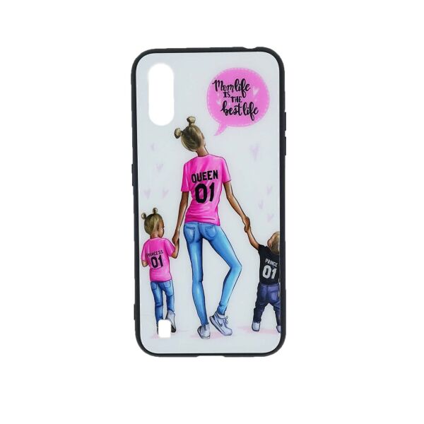 

Зеркальный чехол для Samsung Galaxy A01 A015 с ярким рисунком Girl Case, Mom Life
