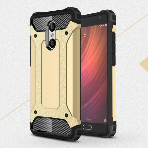 

Чехол накладка для Xiaomi Redmi Pro противоударный, Spider золотистый