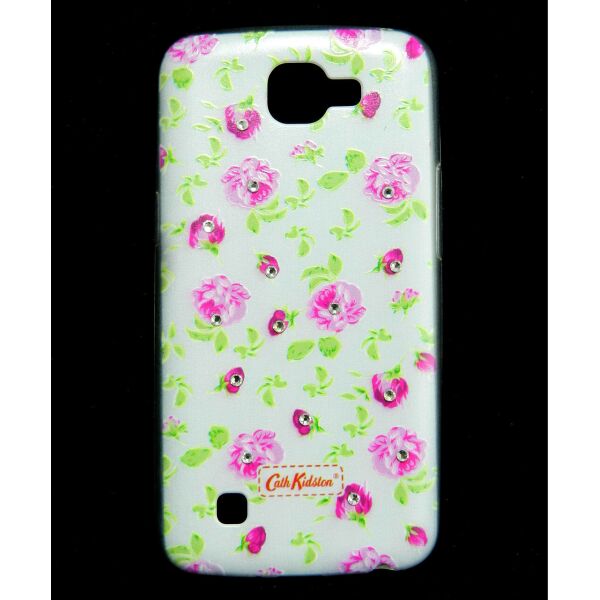 

Чехол накладка для LG K4 K130E силиконовый Diamond Cath Kidston, Королевский пион