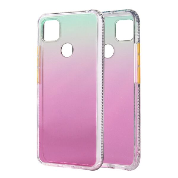 

Чехол накладка для Xiaomi Redmi 9C акриловый, Градиент, Малиновый