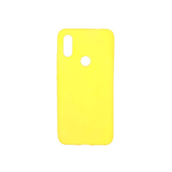 

Чехол накладка для Xiaomi Redmi 7 силиконовый матовый, Fresh Series, Желтый