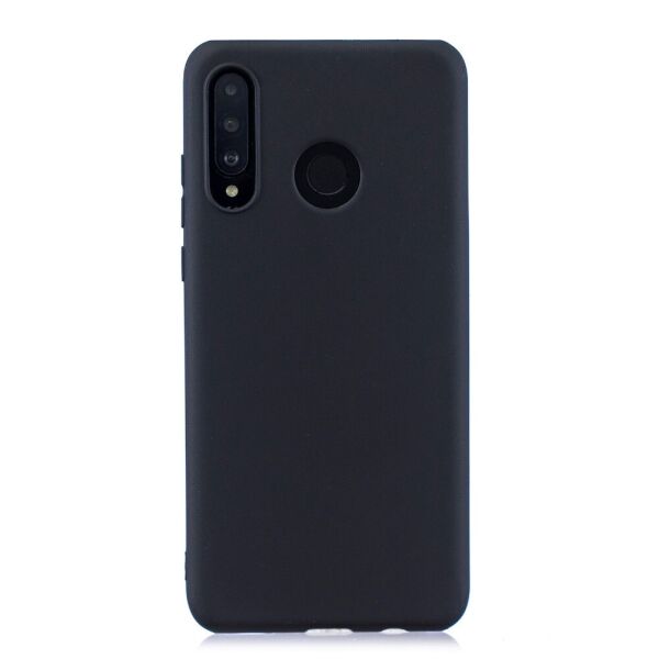 

Чехол накладка для Huawei P Smart Z силиконовый матовый, Fresh Series, Черный