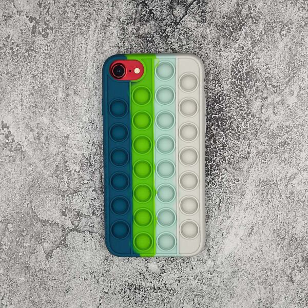 

Чехол антистресс Pop It для iPhone 6 силиконовый, Bubble, Темно-зеленый