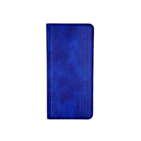 

Чехол книжка для Xiaomi Redmi Note 9T боковой из натуральной кожи, Gelius, Vertical Lines, Синий