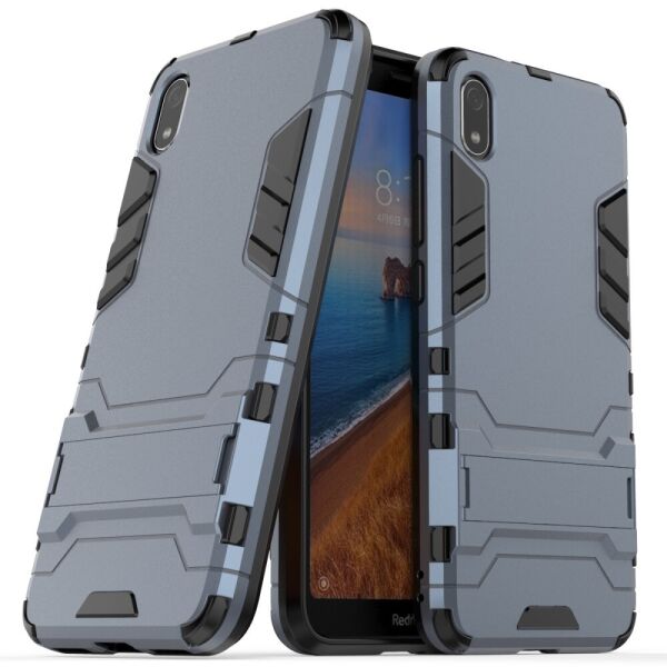 

Чехол накладка для Xiaomi Redmi 7A противоударный силикон и пластик, Alien, темно-синий