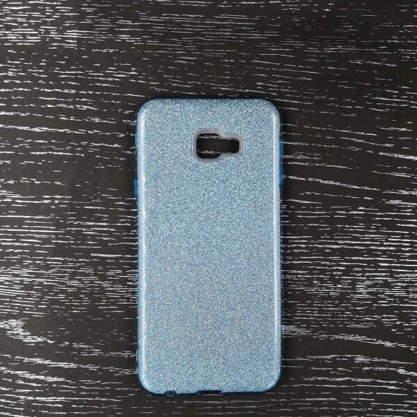 

Чехол накладка для Samsung Galaxy J4 Plus J415F силиконовый 3-в-1, Fashion Case GLITTER, Голубой